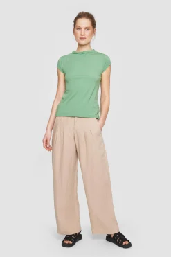 Atlas Jersey Kortaermet Bluse