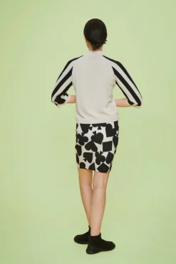 Bloom Knit Hojhalset Bluse