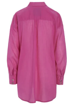 Blur Cotton Skjorte Med Krave