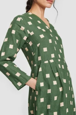 Checkpoint Linen Kjole