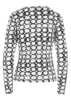 Circle Grid Bluse