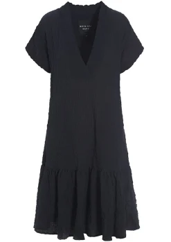 Crinckle Check Flaese Kjole