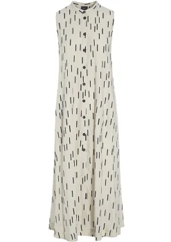 Dahlias Fsc Aermelos Kjole