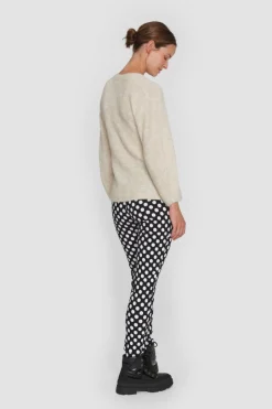 Dandelion Knit Bluse Med V-Hals