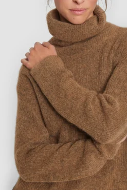 Dandelion Knit Hojhalset Bluse