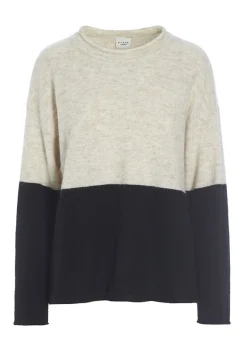 Dandelion Knit Tofarvet Bluse