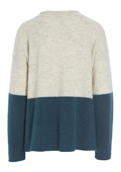 Dandelion Knit Tofarvet Bluse