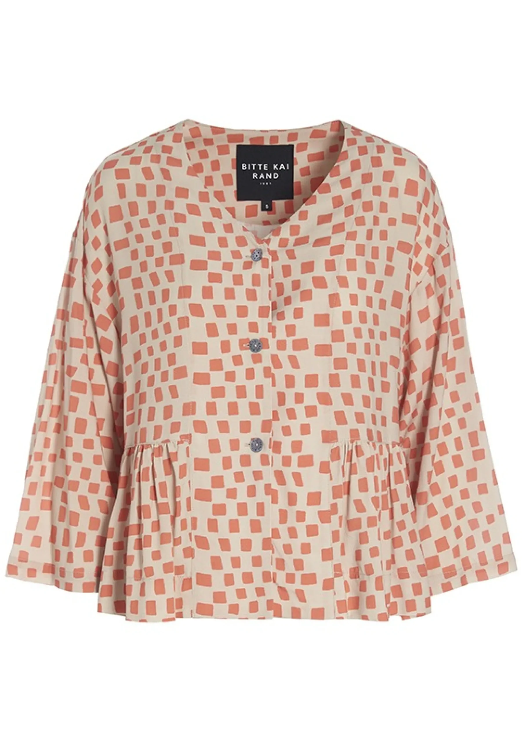 Domino Fsc Bluse Med Knapper