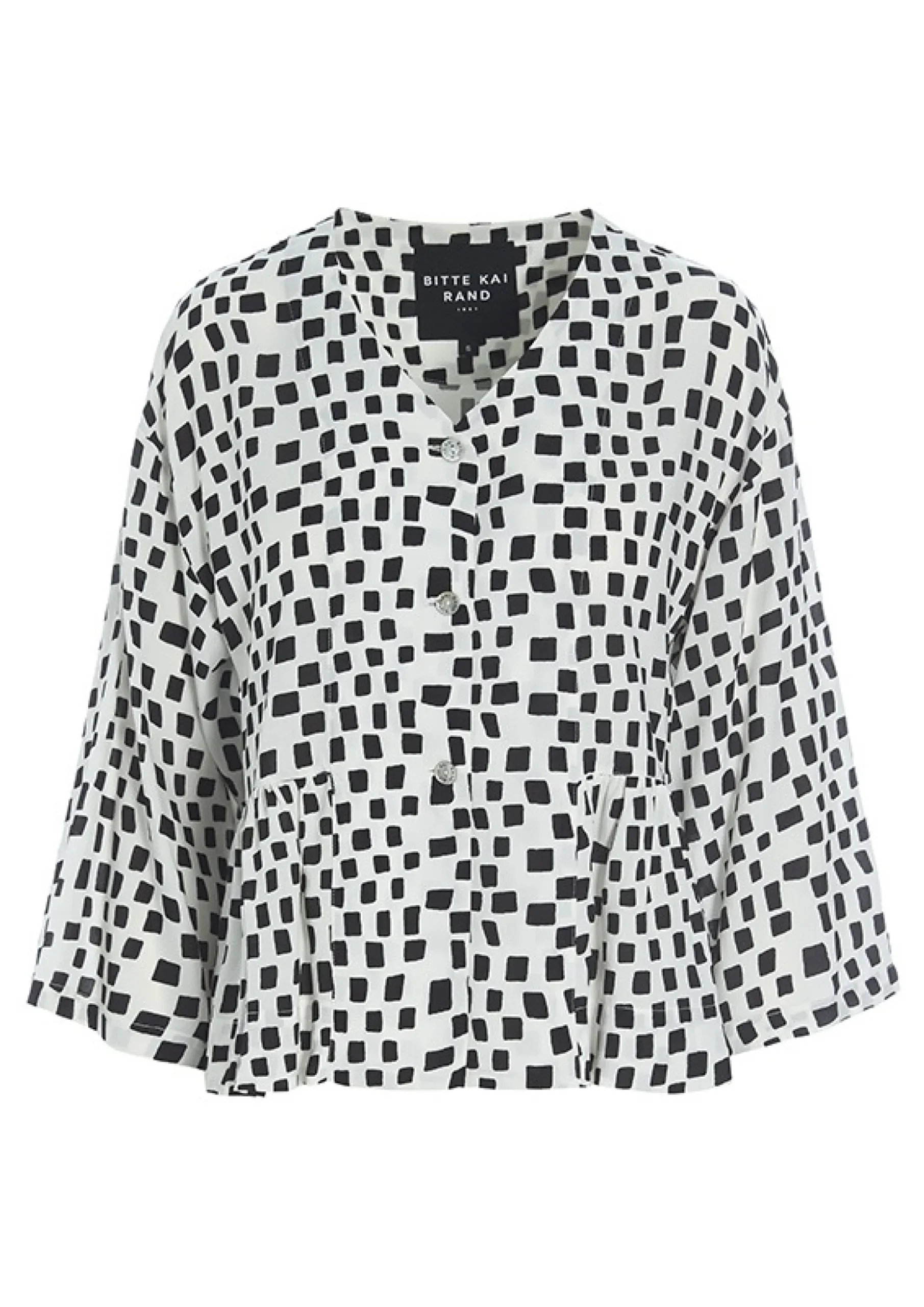 Domino Fsc Bluse Med Knapper