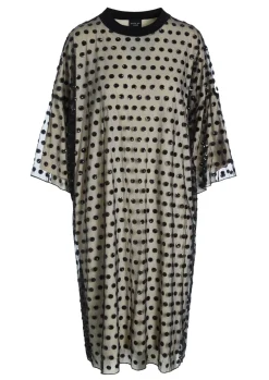 Embroidery Mesh Kjole