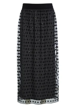 Embroidery Mesh Nederdel