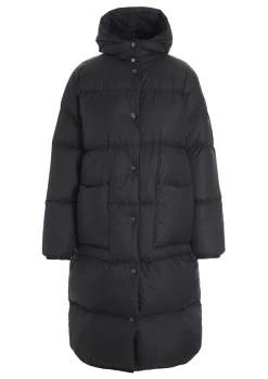 Feather Down Frakke Med Haette