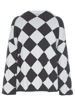 Floret Knit Langaermet Bluse