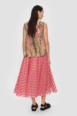 Flower Organza Nederdel