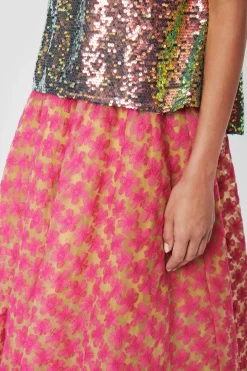 Flower Organza Nederdel