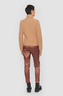 Gamine Knit Hojhalset Bluse