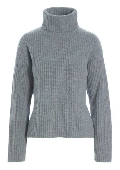 Gamine Knit Hojhalset Bluse