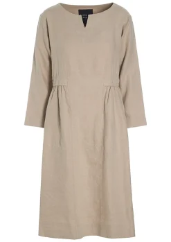 Lazy Linen Kjole Med Elastik