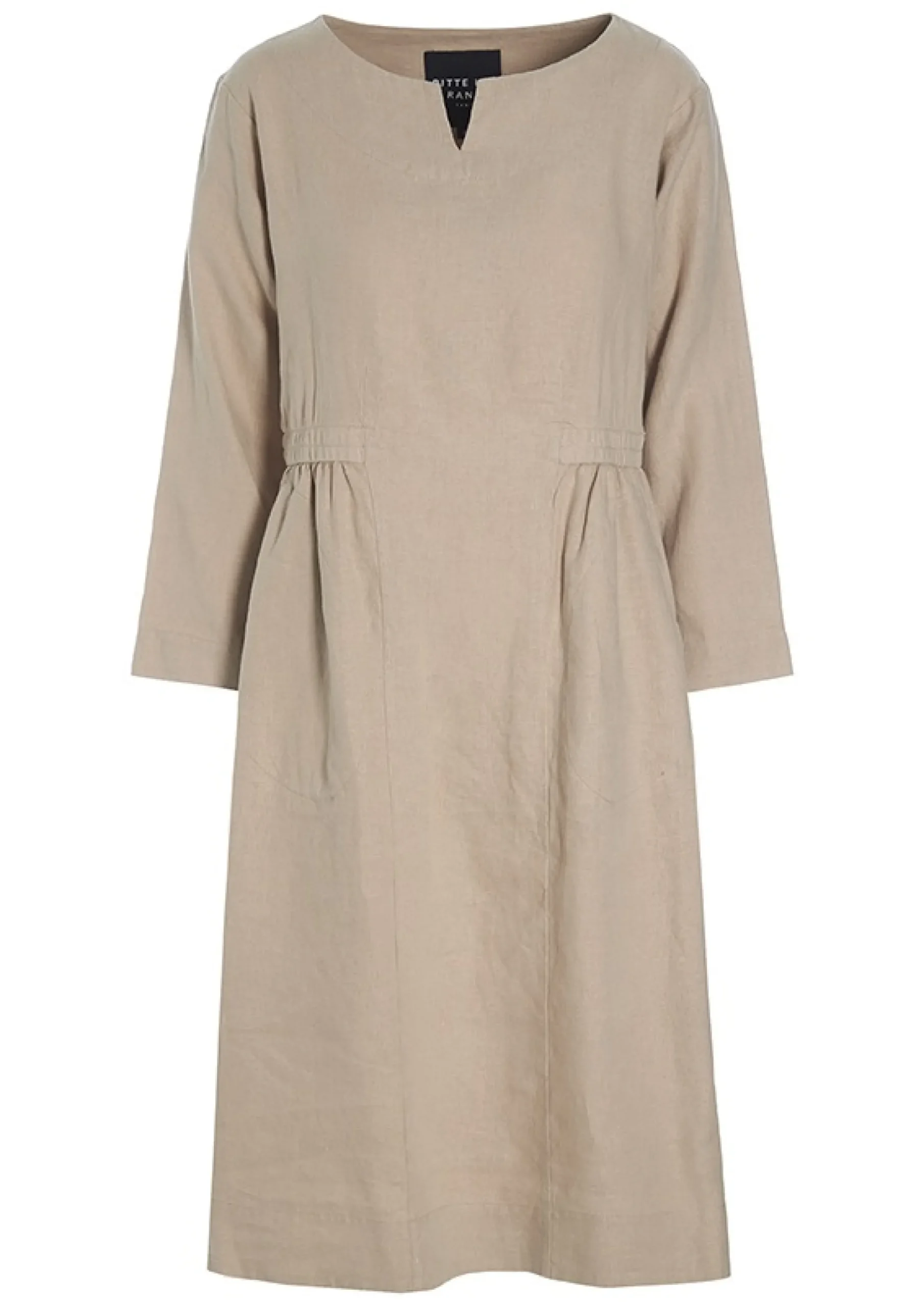 Lazy Linen Kjole Med Elastik