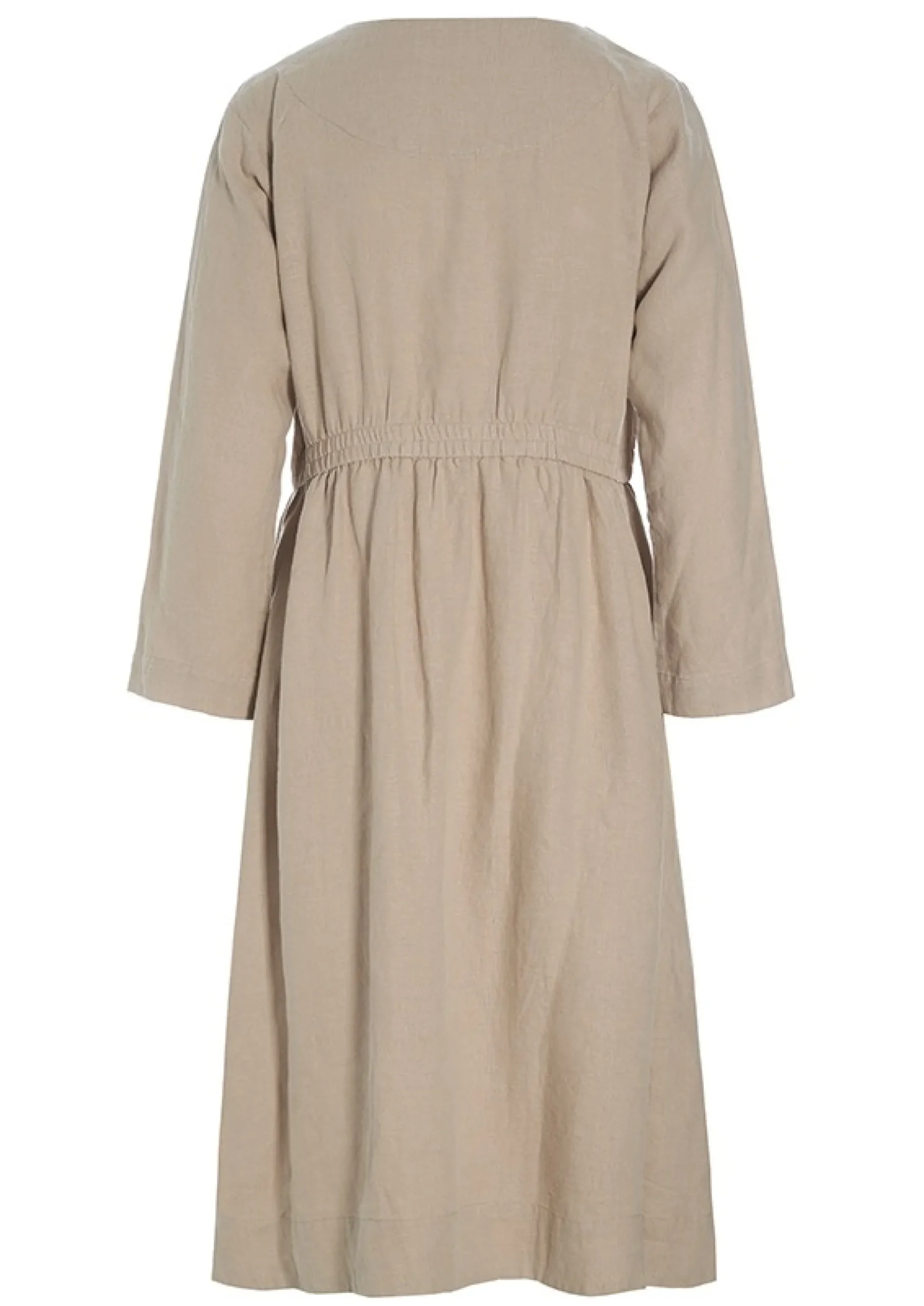 Lazy Linen Kjole Med Elastik