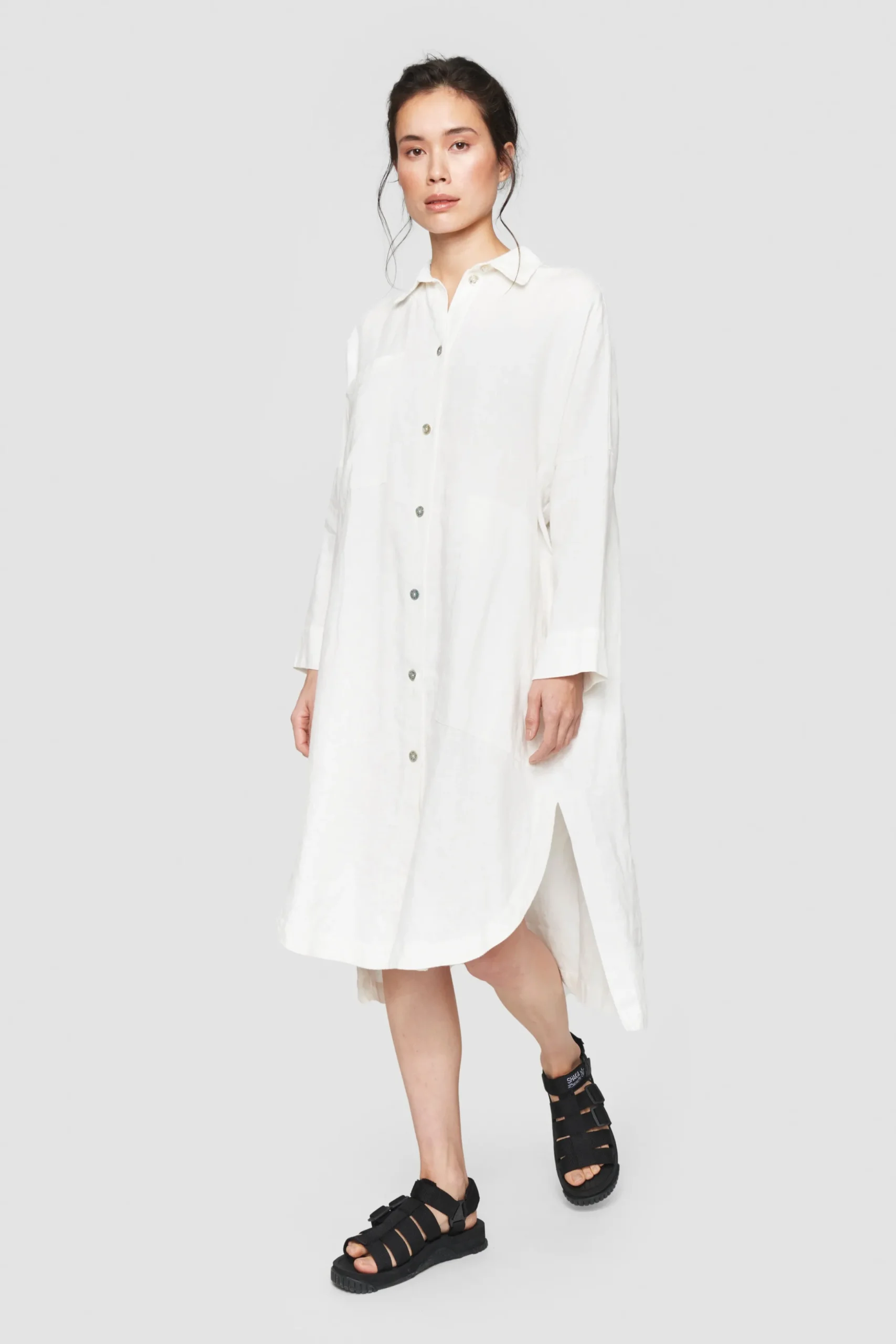 Lazy Linen Skjortekjole