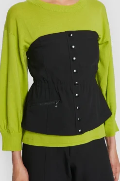 Lux Stretch Corsage Top