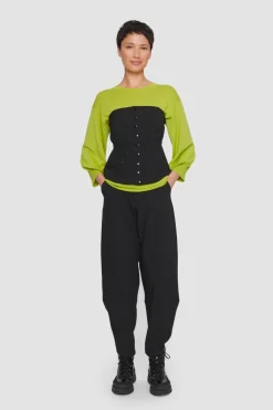 Lux Stretch Corsage Top