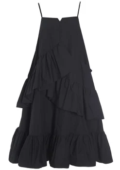 Paper Poplin Strop Kjole