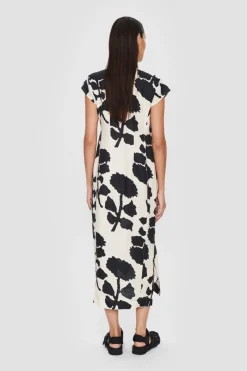 Peony & Waves Kortaermet Kjole