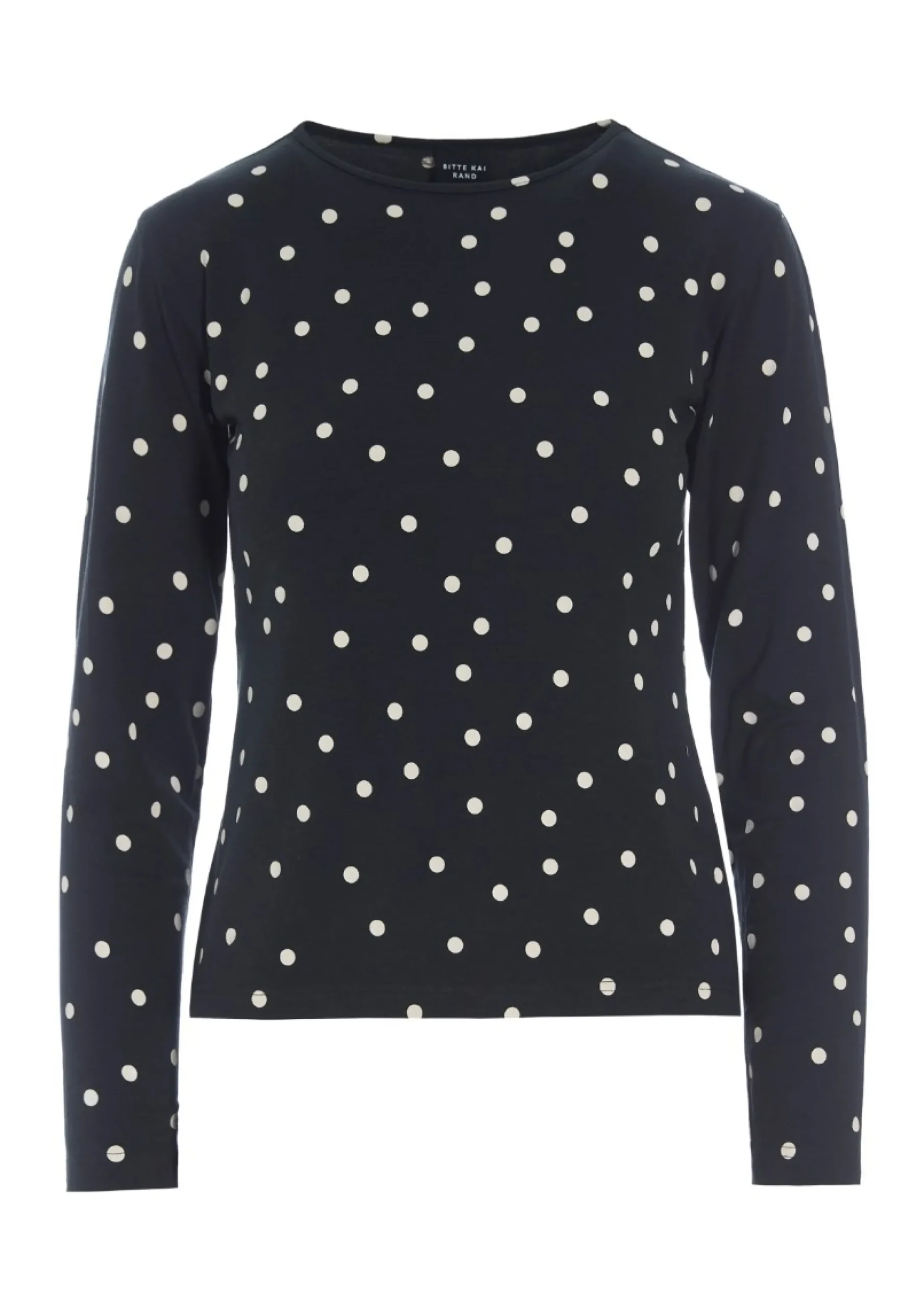 Scattered Dot Jersey Bluse