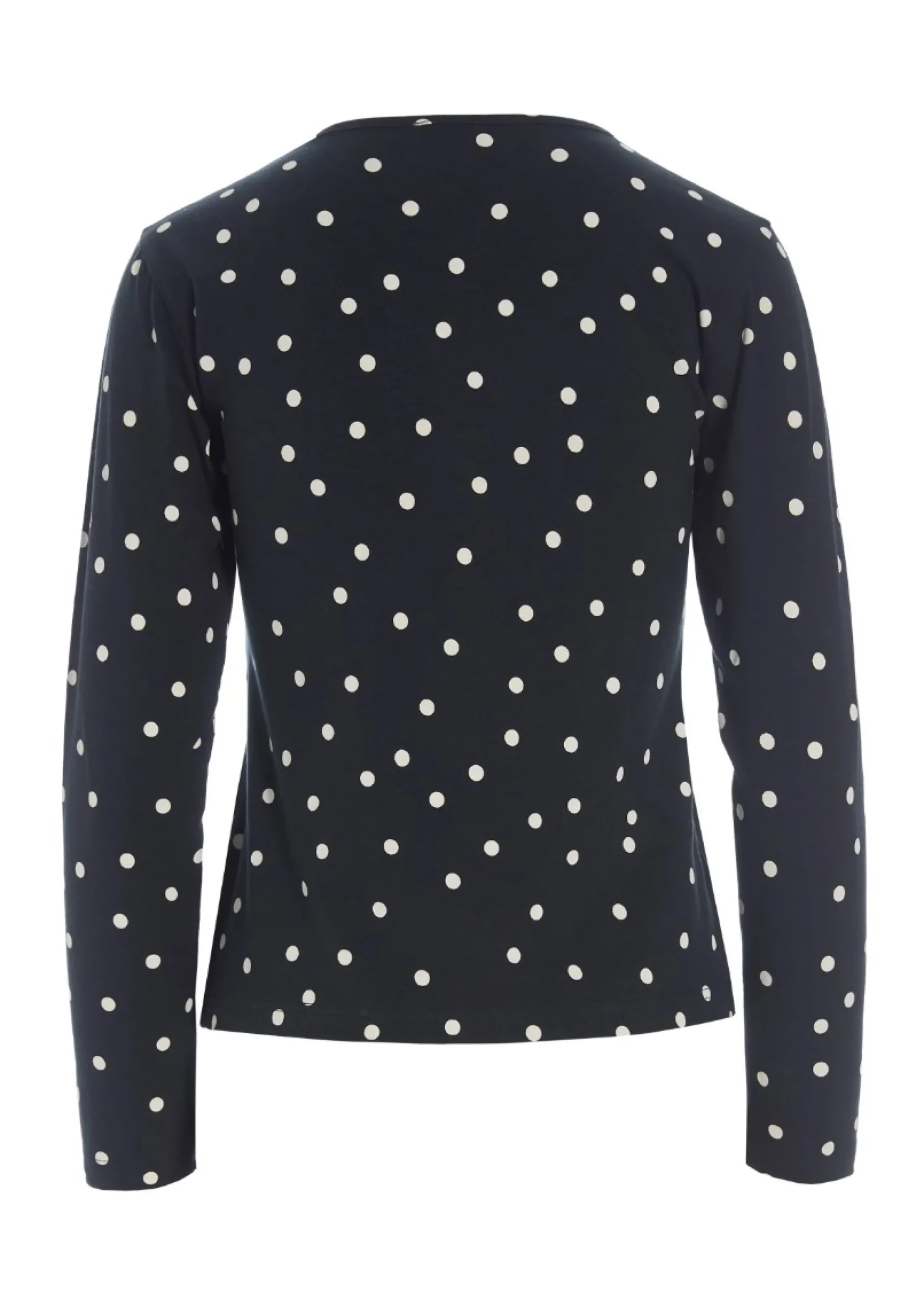 Scattered Dot Jersey Bluse