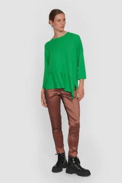 Wakasu Wool Blend Asymmetrisk Bluse