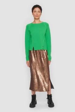 Wakasu Wool Blend Bluse