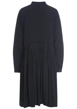 Wrinkle Viscose Kjole Med Laeg